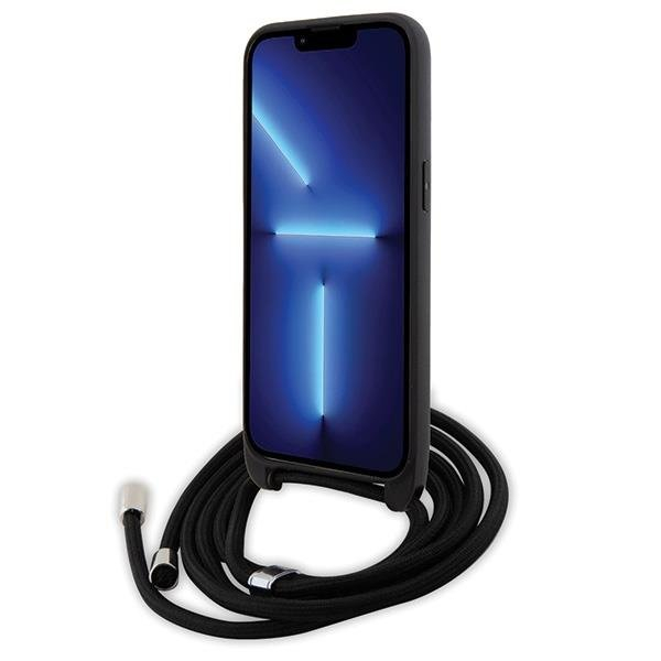 Karl Lagerfeld Crossbody Saffiano Monogram Metal Pin Karl & Choupette Case for iPhone 15 Pro Max - Black 3 Karl Lagerfeld Crossbody Saffiano Monogram Metal Pin Karl & Choupette Case for iPhone 15 Pro Max - Black 3