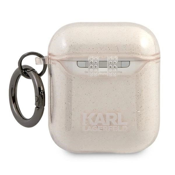 Karl Lagerfeld Glitter Choupette Dėklas skirtas AirPods 1 / 2 - Auksinis 1