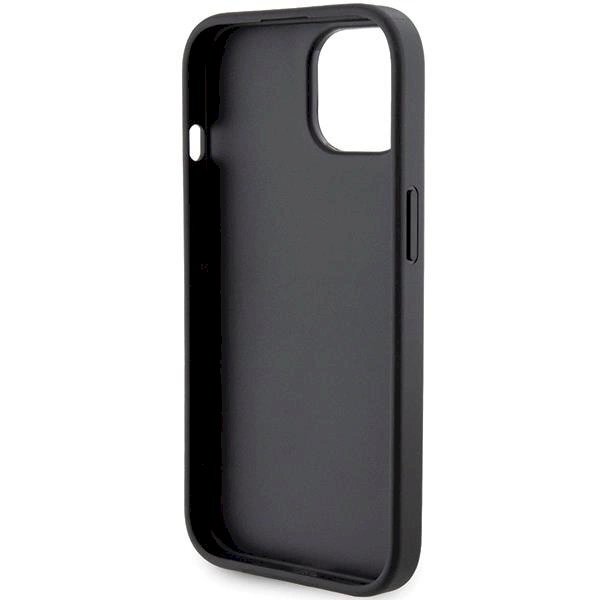 Karl Lagerfeld Gripstand Saffiano Choupette Pins Dėklas skirtas iPhone 15 - Juodas 6 Karl Lagerfeld Gripstand Saffiano Choupette Pins Dėklas skirtas iPhone 15 - Juodas 6