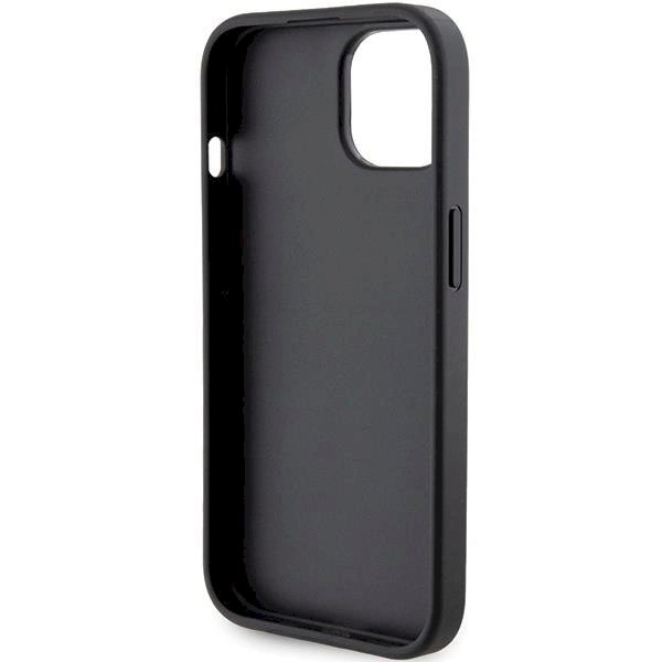 Karl Lagerfeld Gripstand Saffiano Karl&Choupette Pins Dėklas skirtas iPhone 15 - Juodas 6 Karl Lagerfeld Gripstand Saffiano Karl&Choupette Pins Dėklas skirtas iPhone 15 - Juodas 6