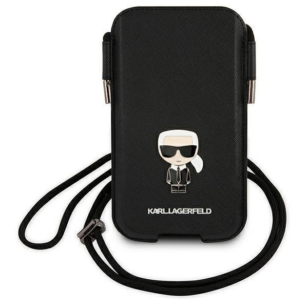Dėklas Karl Lagerfeld Handbag Saffiano Ikonik Karl`s KLHCP12MOPHKMK Juodas 1 Dėklas Karl Lagerfeld Handbag Saffiano Ikonik Karl`s KLHCP12MOPHKMK Juodas 1