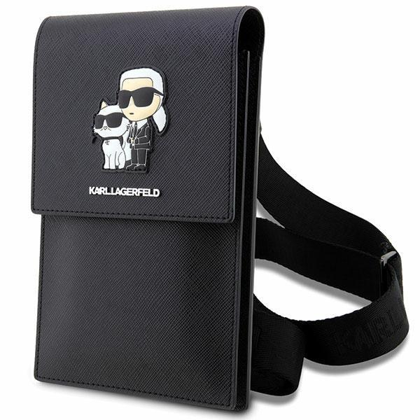 Rankinė Karl Lagerfeld Handbag Choupette KLWBSAKCPMK Juoda Rankinė Karl Lagerfeld Handbag Choupette KLWBSAKCPMK Juoda