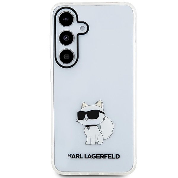 Karl Lagerfeld IML Choupette dėklas Samsung Galaxy S24 - Permatomas 2 Karl Lagerfeld IML Choupette dėklas Samsung Galaxy S24 - Permatomas 2