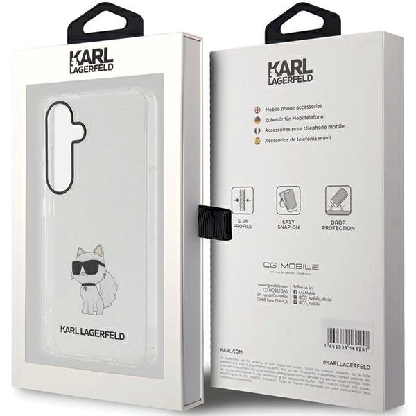 Karl Lagerfeld IML Choupette dėklas Samsung Galaxy S24 - Permatomas 7 Karl Lagerfeld IML Choupette dėklas Samsung Galaxy S24 - Permatomas 7
