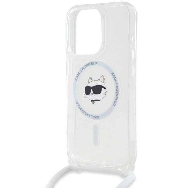 Karl Lagerfeld IML Choupette Head Cord MagSafe dėklas iPhone 14 Pro - Permatomas 4 Karl Lagerfeld IML Choupette Head Cord MagSafe dėklas iPhone 14 Pro - Permatomas 4