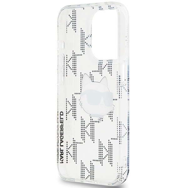 Karl Lagerfeld IML Choupette Head Monogram dėklas iPhone 15 Pro - Permatomas 6 Karl Lagerfeld IML Choupette Head Monogram dėklas iPhone 15 Pro - Permatomas 6