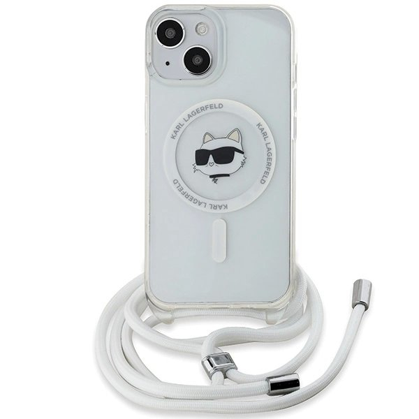 Karl Lagerfeld IML Choupette Head Cord MagSafe dėklas iPhone 15 / 14 / 13 - Permatomas 1 Karl Lagerfeld IML Choupette Head Cord MagSafe dėklas iPhone 15 / 14 / 13 - Permatomas 1