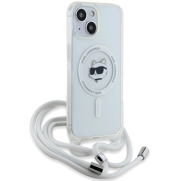 Karl Lagerfeld IML Choupette Head Cord MagSafe dėklas iPhone 15 / 14 / 13 - Permatomas 2 Karl Lagerfeld IML Choupette Head Cord MagSafe dėklas iPhone 15 / 14 / 13 - Permatomas 2