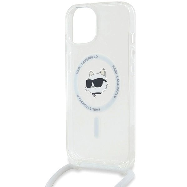 Karl Lagerfeld IML Choupette Head Cord MagSafe dėklas iPhone 15 / 14 / 13 - Permatomas 4 Karl Lagerfeld IML Choupette Head Cord MagSafe dėklas iPhone 15 / 14 / 13 - Permatomas 4