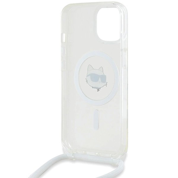 Karl Lagerfeld IML Choupette Head Cord MagSafe dėklas iPhone 15 / 14 / 13 - Permatomas 5 Karl Lagerfeld IML Choupette Head Cord MagSafe dėklas iPhone 15 / 14 / 13 - Permatomas 5