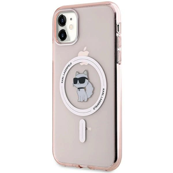 Karl Lagerfeld IML Choupette MagSafe dėklas iPhone 11 / Xr - Rožinis 1 Karl Lagerfeld IML Choupette MagSafe dėklas iPhone 11 / Xr - Rožinis 1