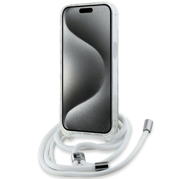 Karl Lagerfeld IML Crossbody Monogram Karl  Choupette Head MagSafe dėklas iPhone 15 / 14 / 13 - Permatomas 3 Karl Lagerfeld IML Crossbody Monogram Karl  Choupette Head MagSafe dėklas iPhone 15 / 14 / 13 - Permatomas 3