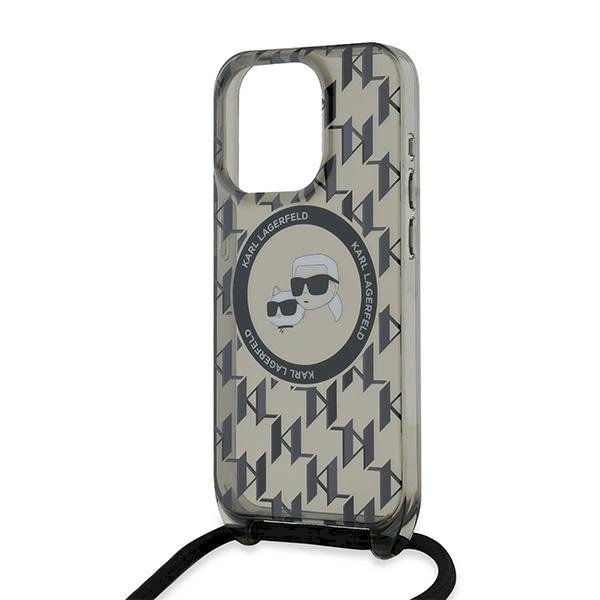 Dėklas Karl Lagerfeld IML Crossbody Monogram Karl Choupette Head MagSafe iPhone 15 Pro Max - Juodas 4 Dėklas Karl Lagerfeld IML Crossbody Monogram Karl Choupette Head MagSafe iPhone 15 Pro Max - Juodas 4