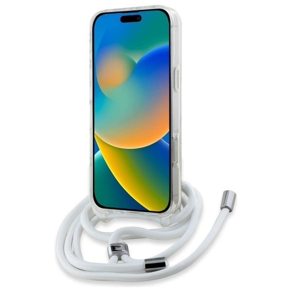 Dėklas Karl Lagerfeld IML Crossbody Monogram Karl  Choupette Head MagSafe  iPhone 16 Pro Max - Skaidrus 3 Dėklas Karl Lagerfeld IML Crossbody Monogram Karl  Choupette Head MagSafe  iPhone 16 Pro Max - Skaidrus 3