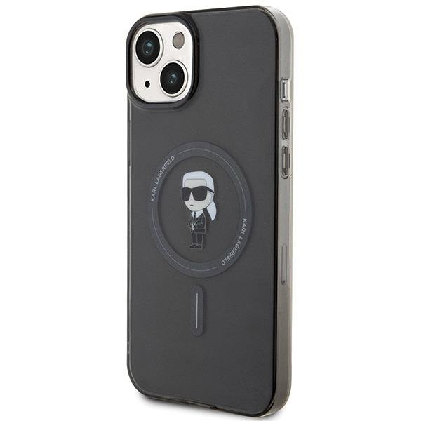 Orginalus dėklas Karl Lagerfeld IML Ikonik MagSafe case skirta iPhone 15 Plus - Juodas 1 Orginalus dėklas Karl Lagerfeld IML Ikonik MagSafe case skirta iPhone 15 Plus - Juodas 1
