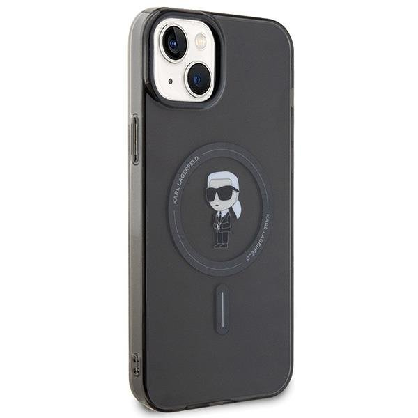 Orginalus dėklas Karl Lagerfeld IML Ikonik MagSafe case skirta iPhone 15 Plus - Juodas 3 Orginalus dėklas Karl Lagerfeld IML Ikonik MagSafe case skirta iPhone 15 Plus - Juodas 3