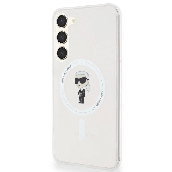 Karl Lagerfeld IML Ikonik MagSafe dėklas Samsung Galaxy S24+ - Permatomas 1 Karl Lagerfeld IML Ikonik MagSafe dėklas Samsung Galaxy S24+ - Permatomas 1