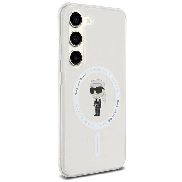 Karl Lagerfeld IML Ikonik MagSafe dėklas Samsung Galaxy S24 - Permatomas 3 Karl Lagerfeld IML Ikonik MagSafe dėklas Samsung Galaxy S24 - Permatomas 3