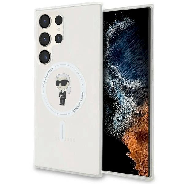Karl Lagerfeld IML Ikonik MagSafe dėklas Samsung Galaxy S24 Ultra - Permatomas Karl Lagerfeld IML Ikonik MagSafe dėklas Samsung Galaxy S24 Ultra - Permatomas
