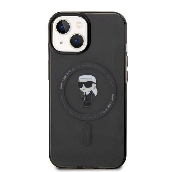 Karl Lagerfeld IML Ikonik MagSafe Dėklas skirtas iPhone 15 - Juodas 2 Karl Lagerfeld IML Ikonik MagSafe Dėklas skirtas iPhone 15 - Juodas 2