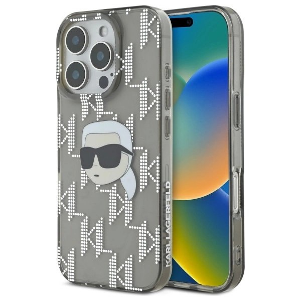 Dėklas Karl Lagerfeld IML Karl Head Electroplated iPhone 16 Pro - Juodas Dėklas Karl Lagerfeld IML Karl Head Electroplated iPhone 16 Pro - Juodas