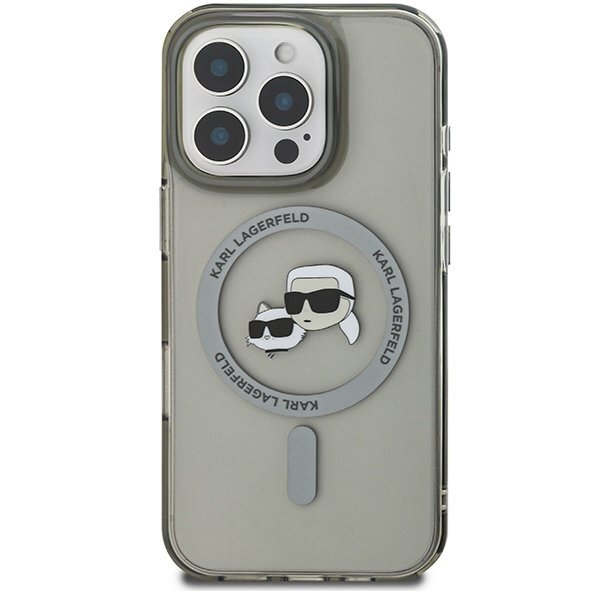 iPhone 16 Pro Karl Lagerfeld IML Metal Karl & Choupette Head MagSafe dėklas – juodas 2 iPhone 16 Pro Karl Lagerfeld IML Metal Karl & Choupette Head MagSafe dėklas – juodas 2