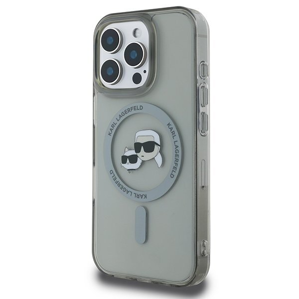 iPhone 16 Pro Max Karl Lagerfeld IML Metal Karl & Choupette Head MagSafe dėklas – juodas 1 iPhone 16 Pro Max Karl Lagerfeld IML Metal Karl & Choupette Head MagSafe dėklas – juodas 1