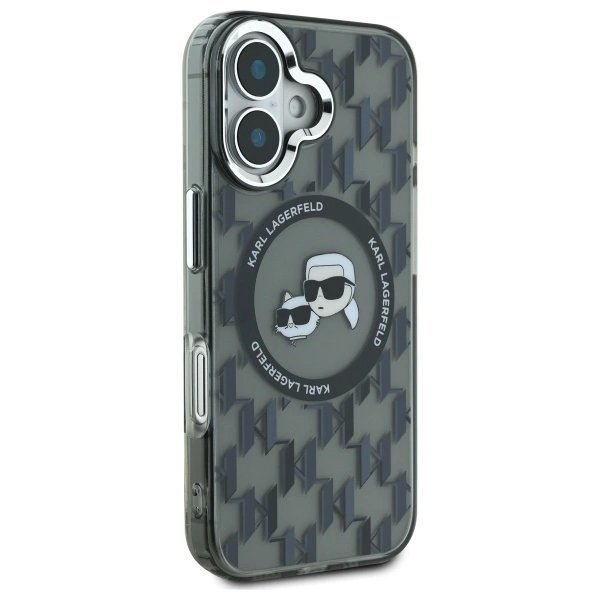 Dėklas Karl Lagerfeld IML Monogram Karl Choupette Head MagSafe iPhone 16 - Juodas 3 Dėklas Karl Lagerfeld IML Monogram Karl Choupette Head MagSafe iPhone 16 - Juodas 3