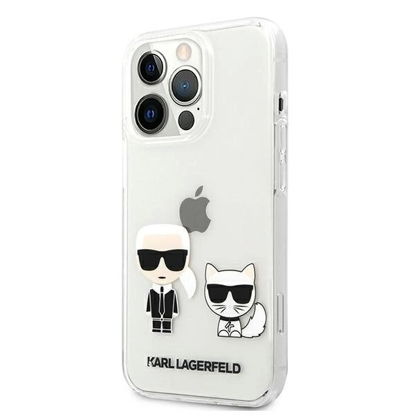 Karl Lagerfeld Karl & Choupette Dėklas skirtas iPhone 13 Pro Max 6.7" - Permatomas 1 Karl Lagerfeld Karl & Choupette Dėklas skirtas iPhone 13 Pro Max 6.7" - Permatomas 1