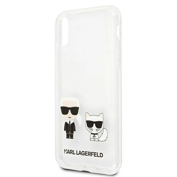 Karl Lagerfeld Karl & Choupette iPhone Xs Max Dėklas - Permatomas 5 Karl Lagerfeld Karl & Choupette iPhone Xs Max Dėklas - Permatomas 5