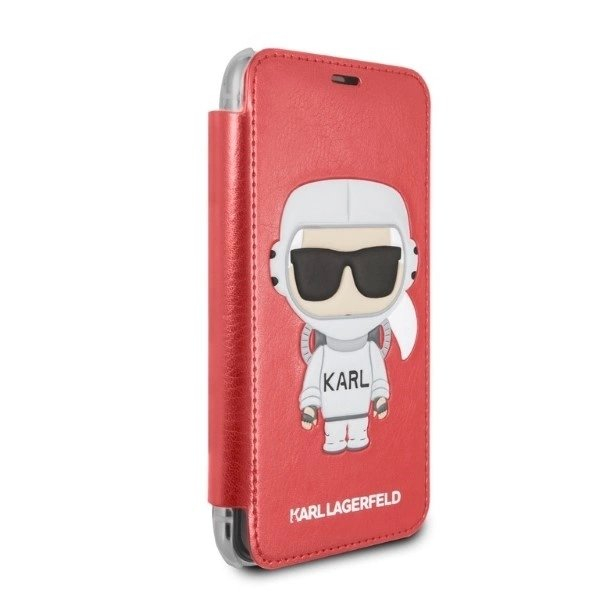 Karl Lagerfeld Karl Space Cosmonaut iPhone X/XS Dėklas - Raudonas 3 Karl Lagerfeld Karl Space Cosmonaut iPhone X/XS Dėklas - Raudonas 3