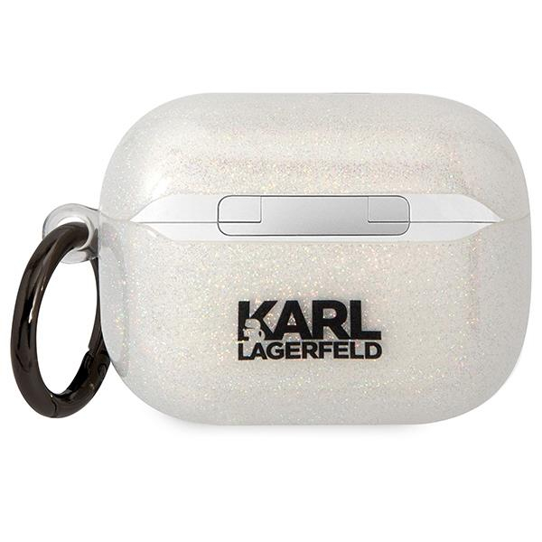 Karl Lagerfeld KLAPHNKCTGT Airpods Pro cover transparent Gliter Karl&Choupette 1 Karl Lagerfeld KLAPHNKCTGT Airpods Pro cover transparent Gliter Karl&Choupette 1
