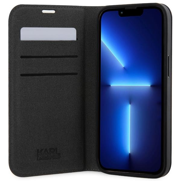 Dėklas Karl Lagerfeld Saffiano Monogram KLBKP14XSAKLHPG iPhone 14 Pro Max Sidabrinis 3 Dėklas Karl Lagerfeld Saffiano Monogram KLBKP14XSAKLHPG iPhone 14 Pro Max Sidabrinis 3