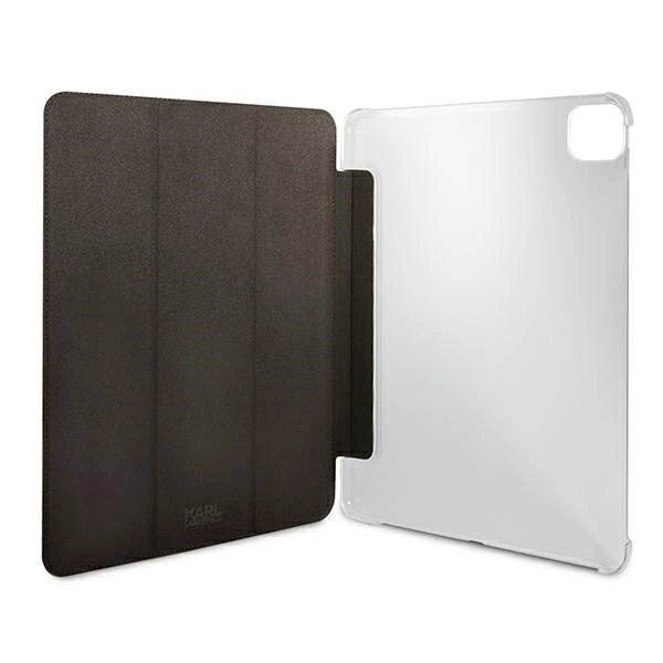 Karl Lagerfeld KLFC12OKMK iPad 12.9" Pro 2021 Book Cover czarny/black Saffiano Karl Iconic 2 Karl Lagerfeld KLFC12OKMK iPad 12.9" Pro 2021 Book Cover czarny/black Saffiano Karl Iconic 2