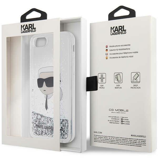 Dėklas Karl Lagerfeld Glitter Karl Head KLHCI8LNKHCH iPhone 7/8/ SE 2020/2022 Sidabrinis 7 Dėklas Karl Lagerfeld Glitter Karl Head KLHCI8LNKHCH iPhone 7/8/ SE 2020/2022 Sidabrinis 7
