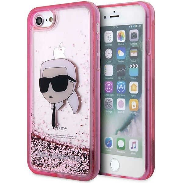 Dėklas Karl Lagerfeld Karl Head KLHCI8LNKHCP iPhone 7/8/ SE 2020/2022 Rožinis Dėklas Karl Lagerfeld Karl Head KLHCI8LNKHCP iPhone 7/8/ SE 2020/2022 Rožinis