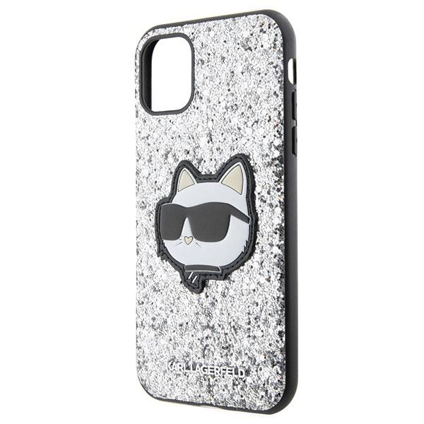 Dėklas Karl Lagerfeld Glitter Choupette Patch KLHCN61G2CPS iPhone 11 / Xr Sidabrinis 5 Dėklas Karl Lagerfeld Glitter Choupette Patch KLHCN61G2CPS iPhone 11 / Xr Sidabrinis 5