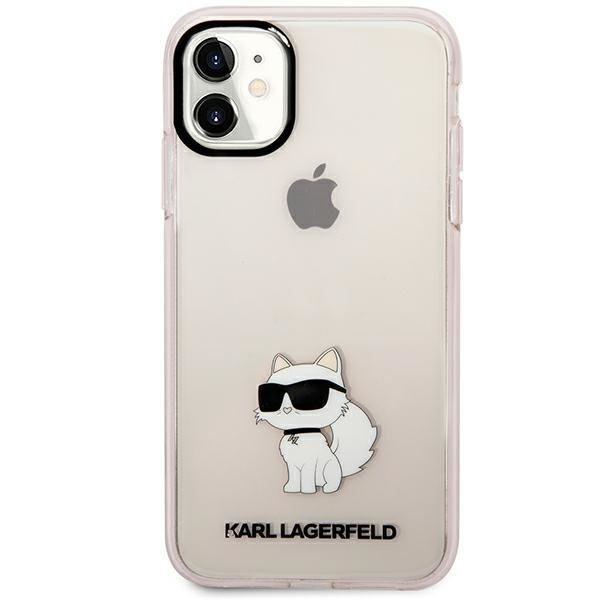 Dėklas Karl Lagerfeld Ikonik Choupette KLHCN61HNCHTCP iPhone 11 / Xr Rožinis Dėklas Karl Lagerfeld Ikonik Choupette KLHCN61HNCHTCP iPhone 11 / Xr Rožinis