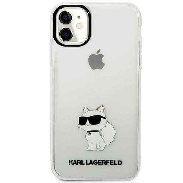 Dėklas Karl Lagerfeld Ikonik Choupette KLHCN61HNCHTCT iPhone 11 / Xr Permatomas Dėklas Karl Lagerfeld Ikonik Choupette KLHCN61HNCHTCT iPhone 11 / Xr Permatomas