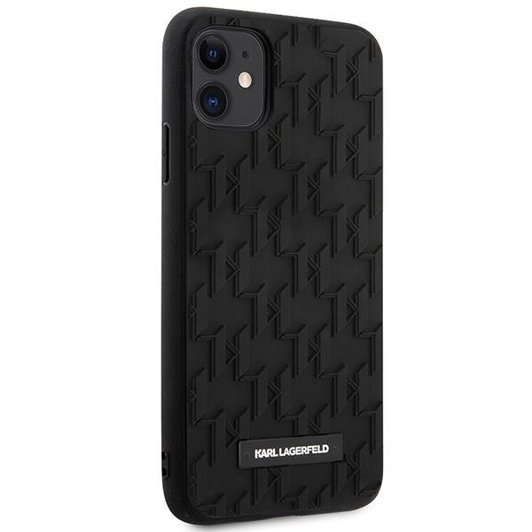Dėklas Karl Lagerfeld 3D Monogram KLHCN61RUPKLPK iPhone 11 / Xr Juodas 3 Dėklas Karl Lagerfeld 3D Monogram KLHCN61RUPKLPK iPhone 11 / Xr Juodas 3