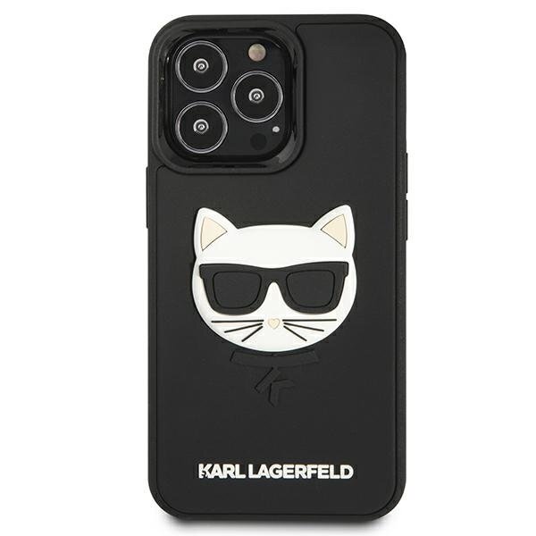 Dėklas Karl Lagerfeld KLHCP13LCH3DBK 13 Pro / 13 6,1" Juodas 3D Rubber Choupette 2 Dėklas Karl Lagerfeld KLHCP13LCH3DBK 13 Pro / 13 6,1" Juodas 3D Rubber Choupette 2