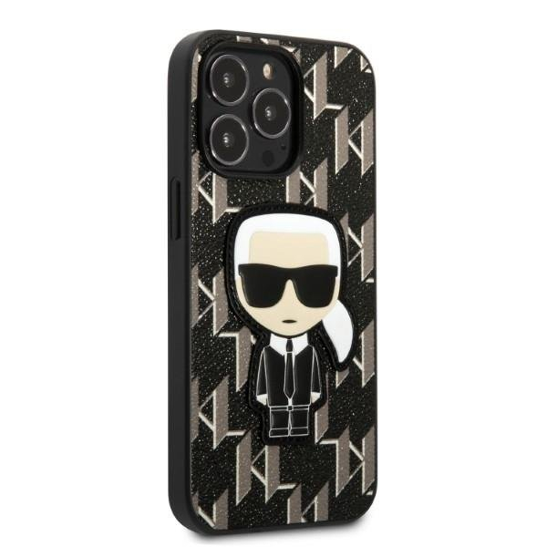 Dėklas Karl Lagerfeld Monogram Ikonik Patch KLHCP13LPMNIKBK iPhone 13 Pro / 13 Juodas 3 Dėklas Karl Lagerfeld Monogram Ikonik Patch KLHCP13LPMNIKBK iPhone 13 Pro / 13 Juodas 3