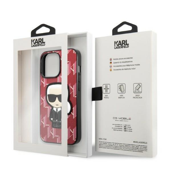 Dėklas Karl Lagerfeld Monogram Ikonik Patch KLHCP13LPMNIKPI iPhone 13 Pro / 13 Raudonas 7 Dėklas Karl Lagerfeld Monogram Ikonik Patch KLHCP13LPMNIKPI iPhone 13 Pro / 13 Raudonas 7