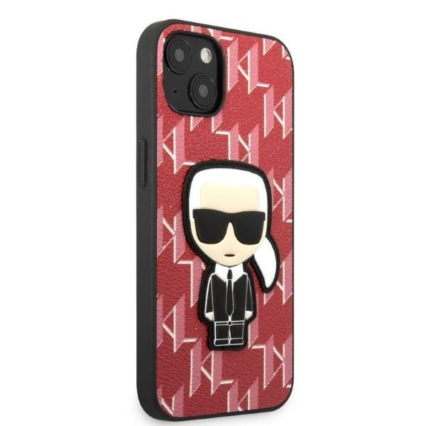 Dėklas Karl Lagerfeld Monogram Ikonik Patch KLHCP13MPMNIKPI iPhone 13 Raudonas 3 Dėklas Karl Lagerfeld Monogram Ikonik Patch KLHCP13MPMNIKPI iPhone 13 Raudonas 3