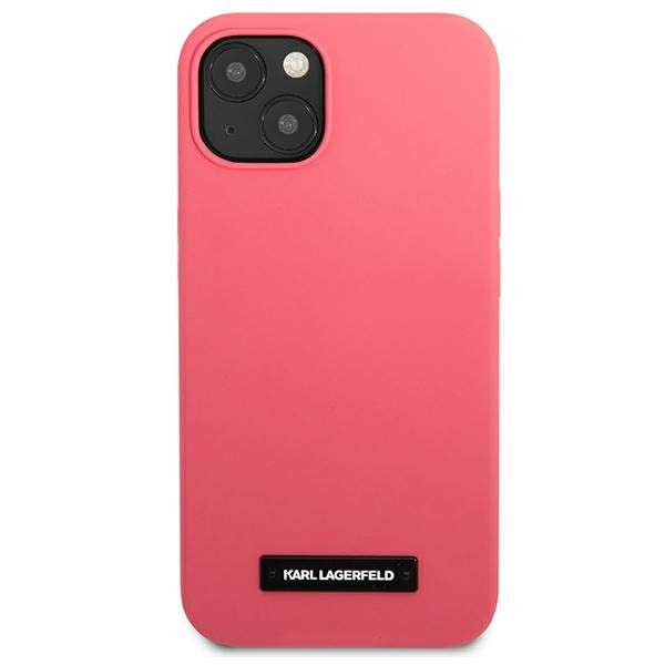 Dėklas Karl Lagerfeld Silicone Plaque KLHCP13MSLMP1PI iPhone 13 2 Dėklas Karl Lagerfeld Silicone Plaque KLHCP13MSLMP1PI iPhone 13 2
