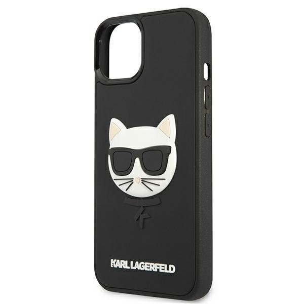 Dėklas Karl Lagerfeld KLHCP13SCH3DBK 13 mini 5,4" Juodas 3D Rubber Choupette 5 Dėklas Karl Lagerfeld KLHCP13SCH3DBK 13 mini 5,4" Juodas 3D Rubber Choupette 5
