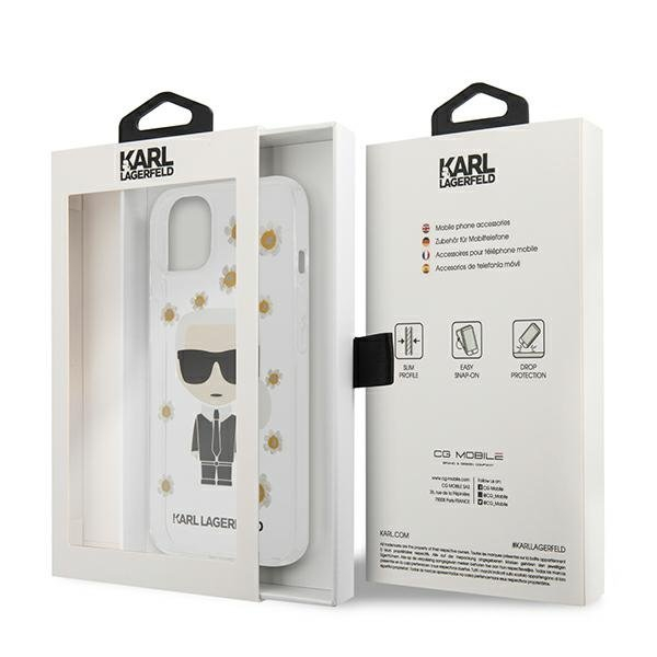 Dėklas Karl Lagerfeld KLHCP13SHFLT iPhone 13 mini Permatomas 7 Dėklas Karl Lagerfeld KLHCP13SHFLT iPhone 13 mini Permatomas 7