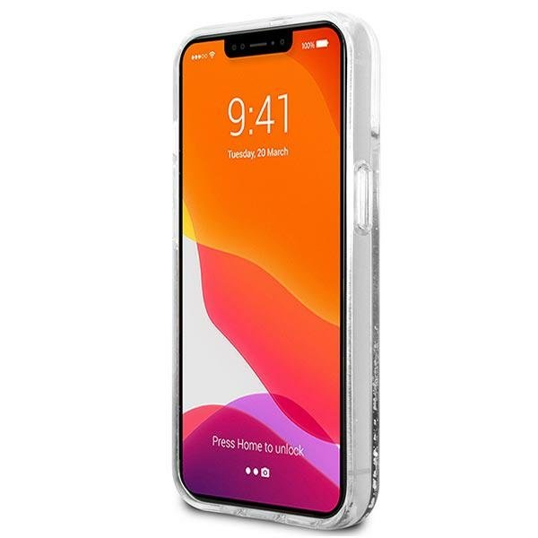 Originalus dėklas Karl Lagerfeld KLHCP13SKICGLS iPhone 13 mini 5,4 Sidabrinis Liquid Glitter Karl & Choupette Head 4 Originalus dėklas Karl Lagerfeld KLHCP13SKICGLS iPhone 13 mini 5,4 Sidabrinis Liquid Glitter Karl & Choupette Head 4