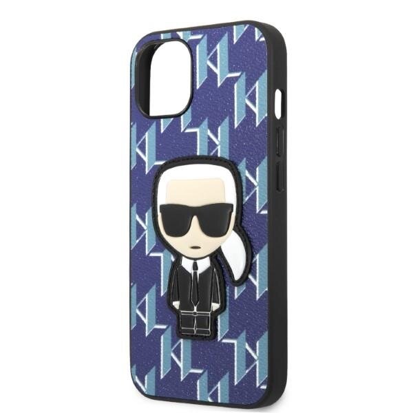 Dėklas Karl Lagerfeld Monogram Ikonik Patch KLHCP13SPMNIKBL iPhone 13 mini Mėlynas 5 Dėklas Karl Lagerfeld Monogram Ikonik Patch KLHCP13SPMNIKBL iPhone 13 mini Mėlynas 5