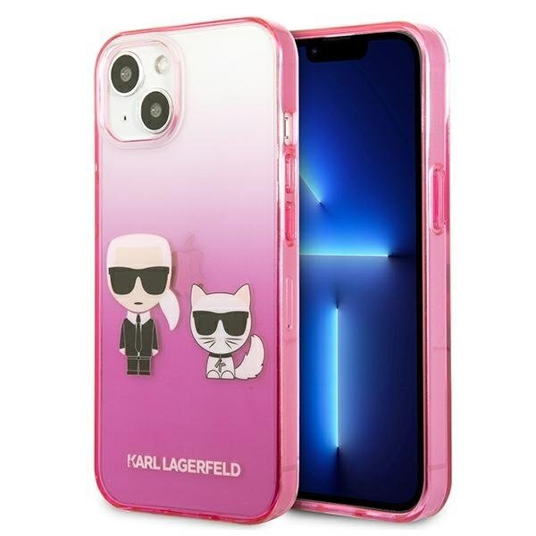 Dėklas Karl Lagerfeld Choupette KLHCP13STGKCP iPhone 13 mini Rožinis Dėklas Karl Lagerfeld Choupette KLHCP13STGKCP iPhone 13 mini Rožinis